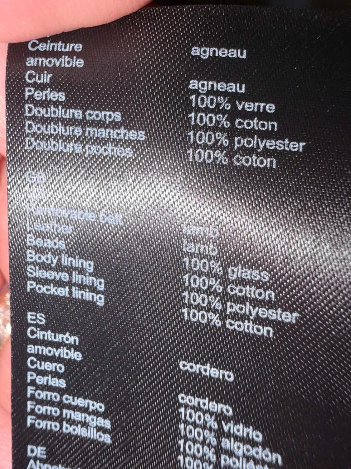 Chaqueta de cuero Maje talla 36 sin usar – photo 11